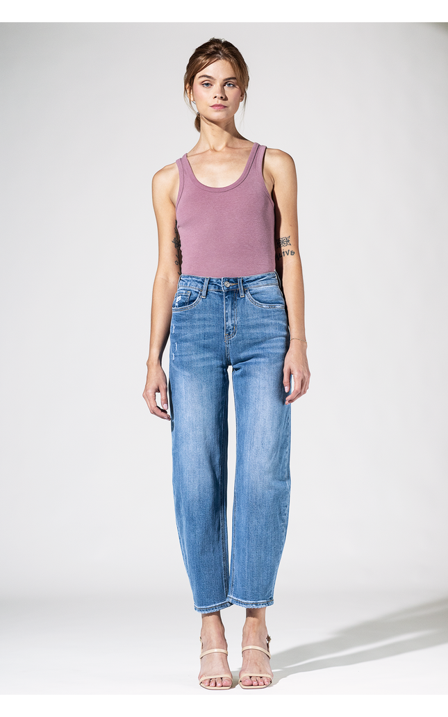 Retro Rodeo Barrel Jeans