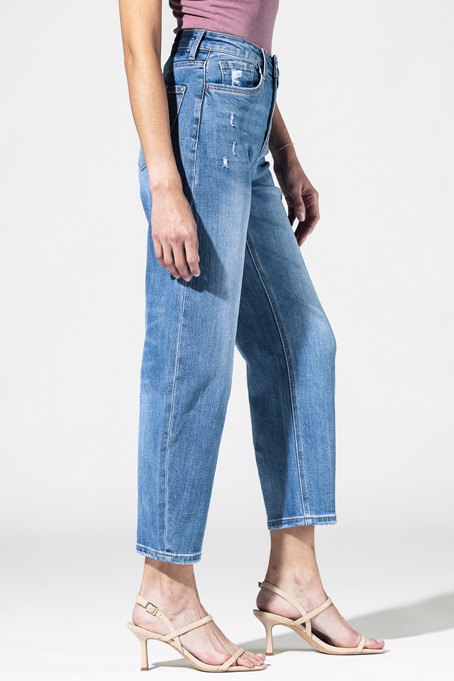 Retro Rodeo Barrel Jeans
