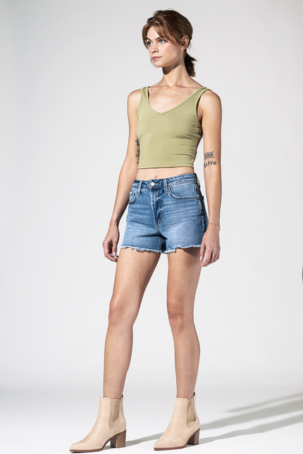 Ocala High Rise Cutoff Shorts