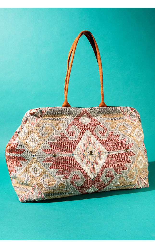 Blaze Pioneer: Modern Tapestry Doctor Bag with Metal Frame