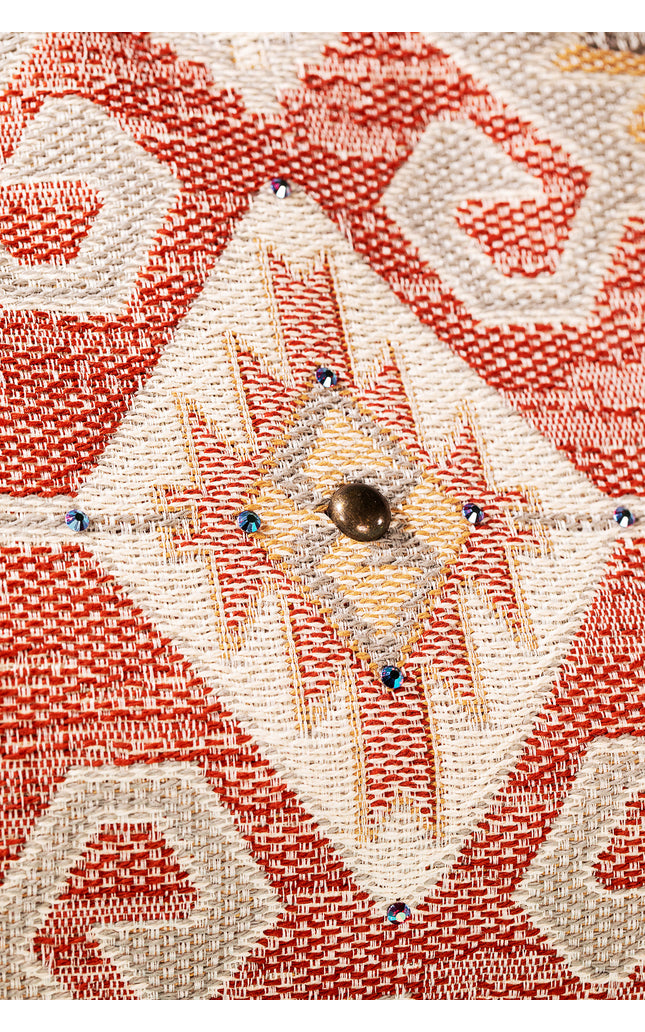 Blaze Pioneer: Modern Tapestry Doctor Bag with Metal Frame