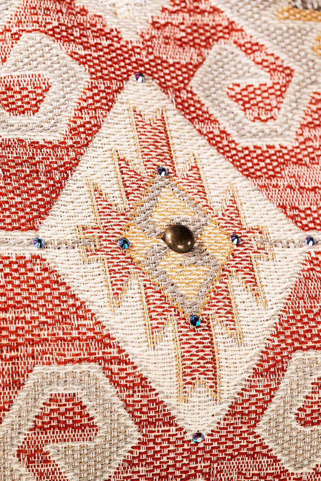 Blaze Pioneer: Modern Tapestry Doctor Bag with Metal Frame