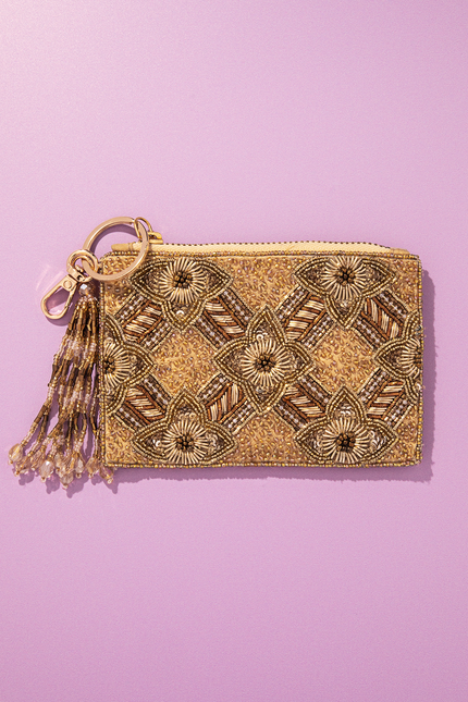 Golden Dusk Coin Pouch