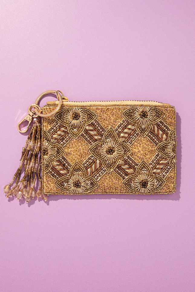 Golden Dusk Coin Pouch