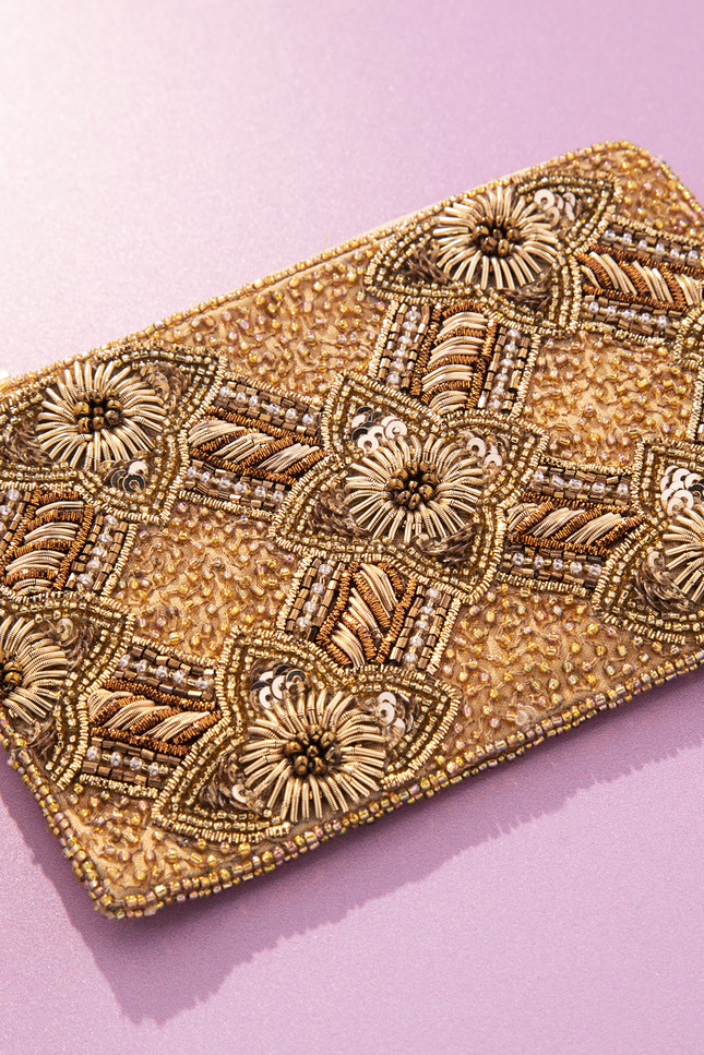 Golden Dusk Coin Pouch