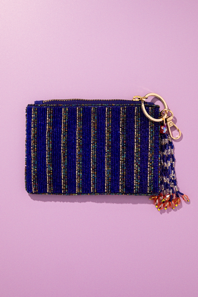 Midnight Marigold Coin Pouch