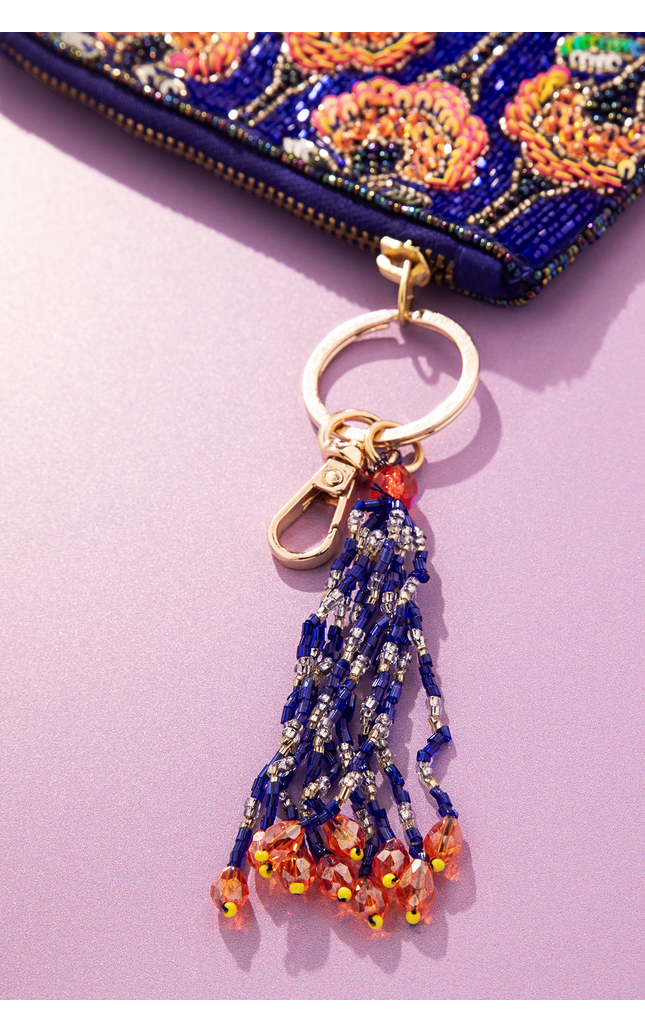 Midnight Marigold Coin Pouch