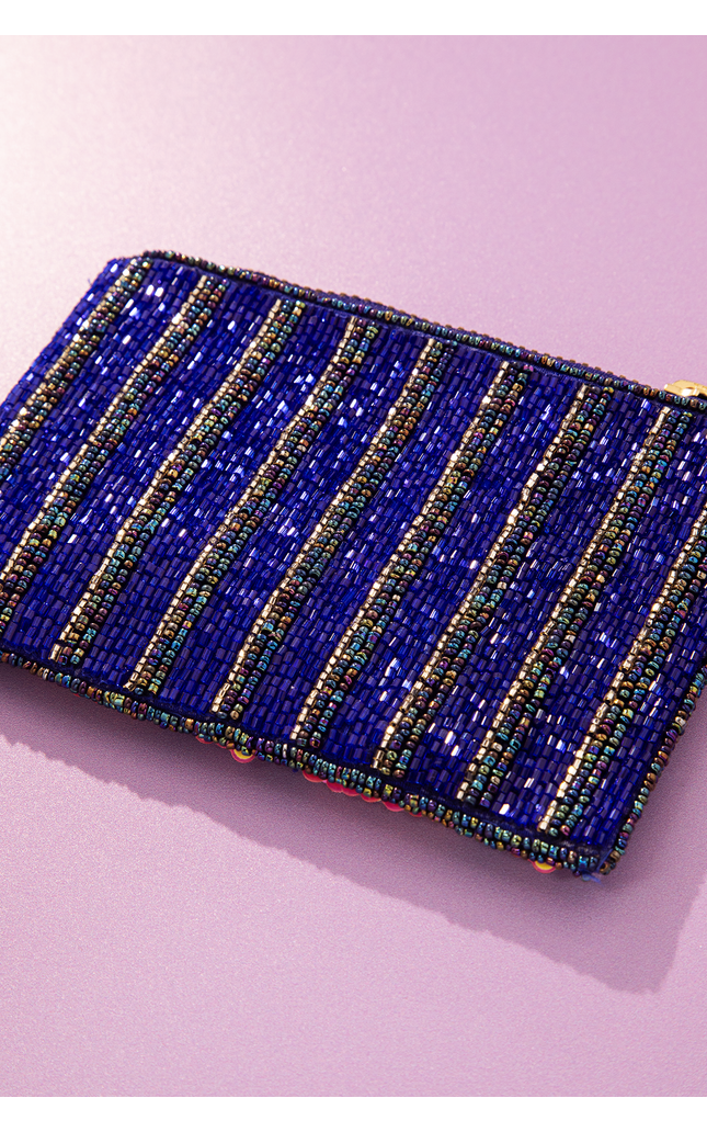 Midnight Marigold Coin Pouch