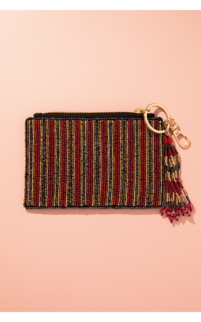 Obsidian Rose Coin Pouch