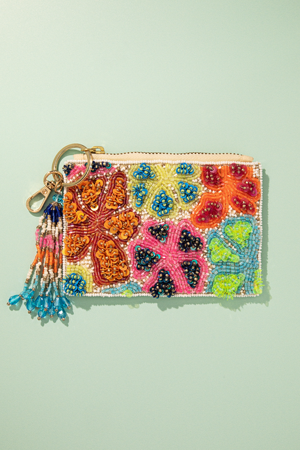 Groovy Petals Coin Pouch