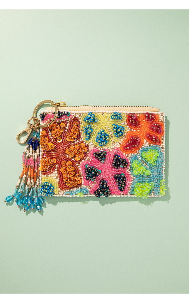 Groovy Petals Coin Pouch