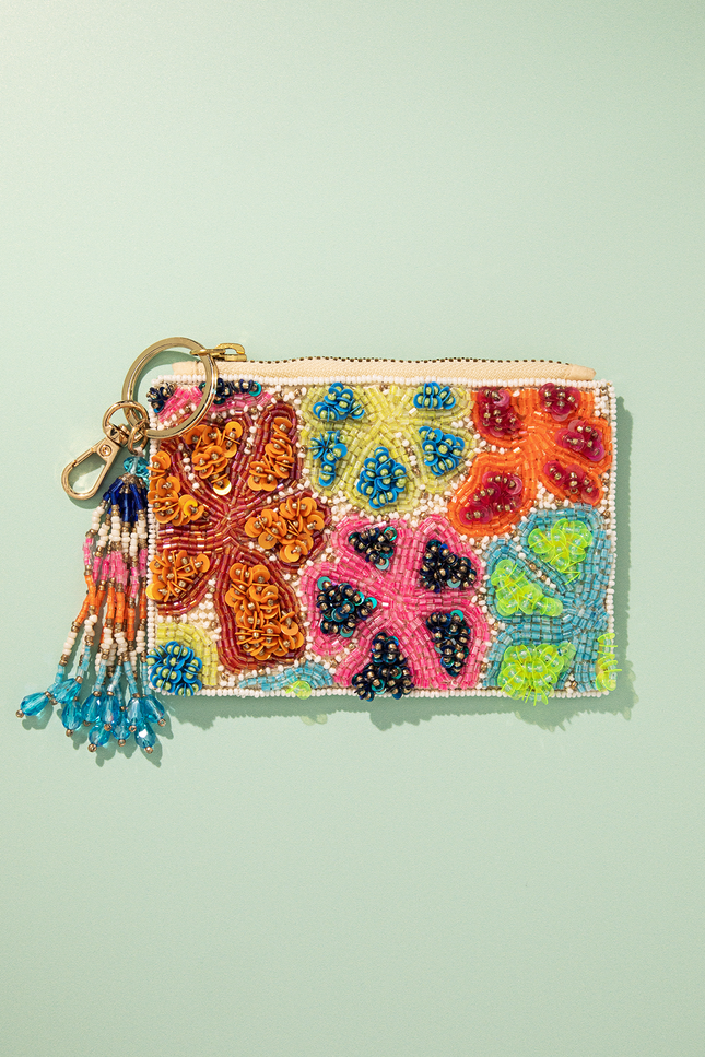 Groovy Petals Coin Pouch