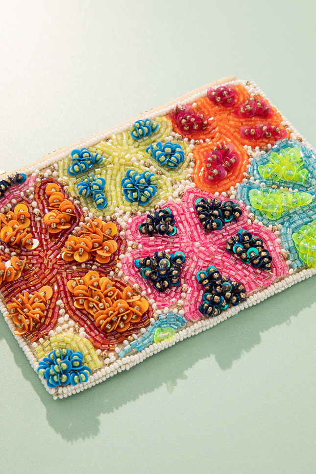 Groovy Petals Coin Pouch