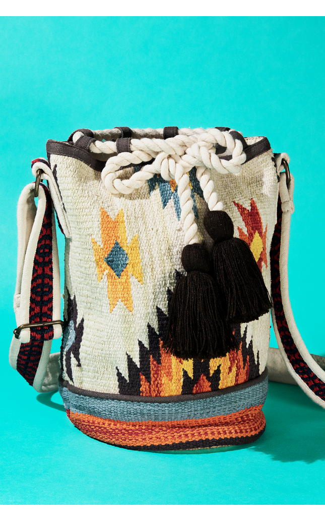 Ivory Tassel  Crossbody