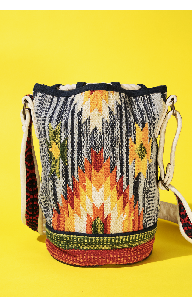 Denim Tassel Crossbody