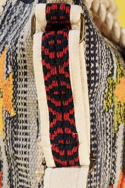 Denim Tassel Crossbody