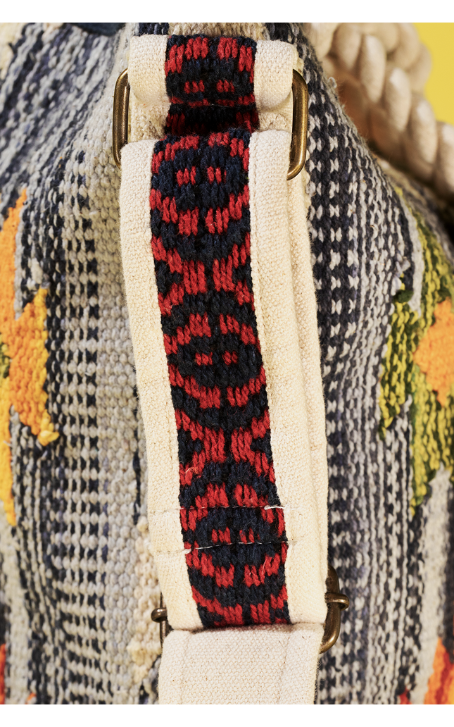 Denim Tassel Crossbody