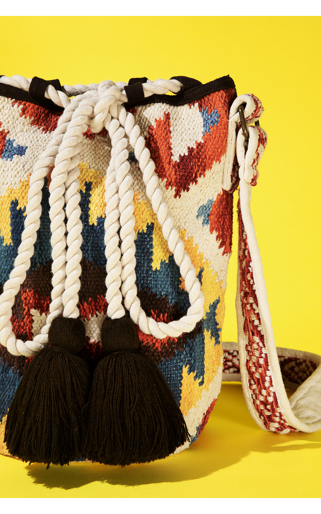 Tassel Tapestry Crossbody