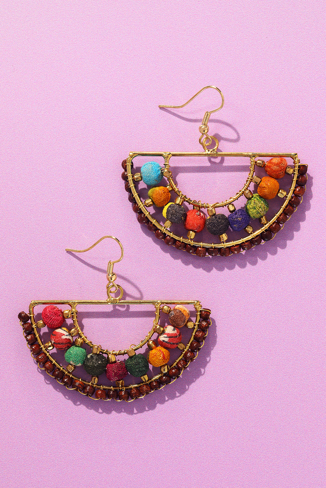Zahara Fan Earrings