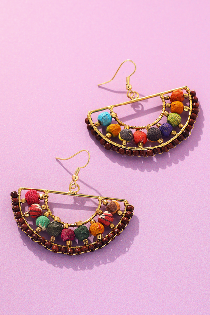 Zahara Fan Earrings