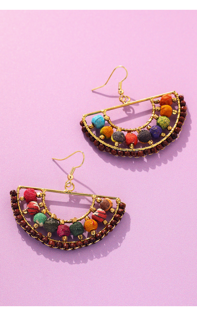 Zahara Fan Earrings