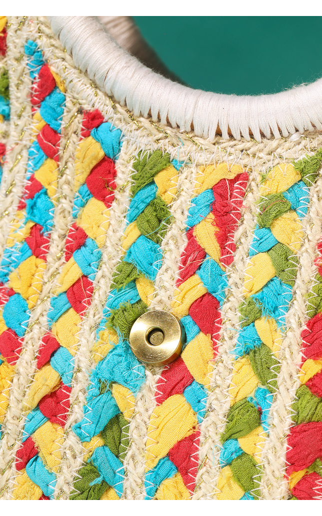 Tahiti Tides Jute Bag