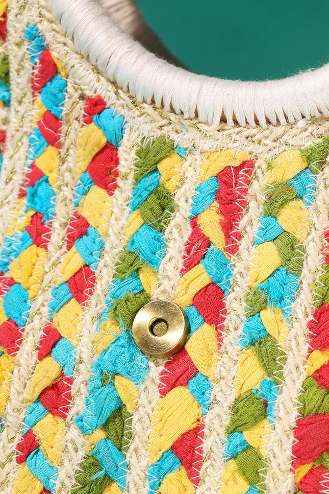 Tahiti Tides Jute Bag