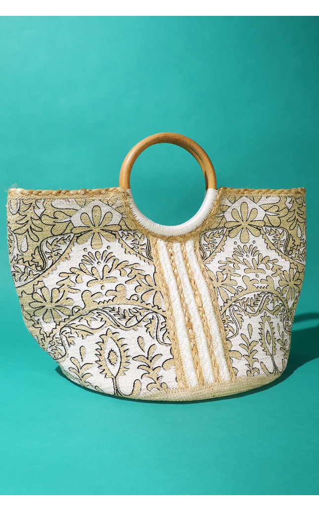 Denton Daisy Jute Bag