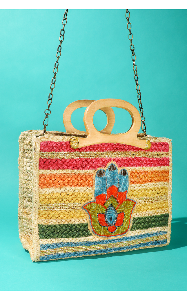 Tangier Touch Jute Bag