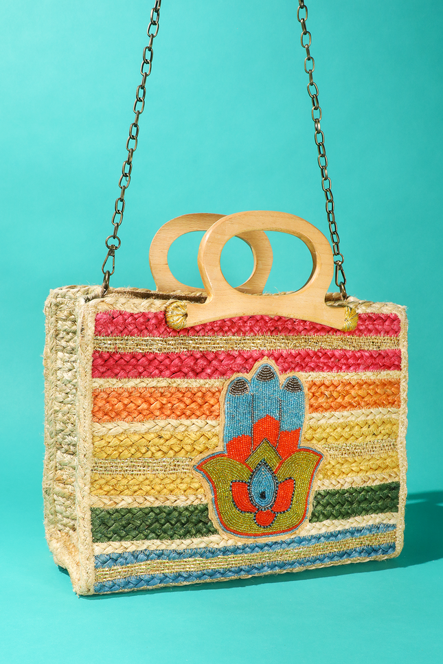 Tangier Touch Jute Bag