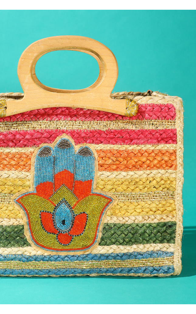 Tangier Touch Jute Bag