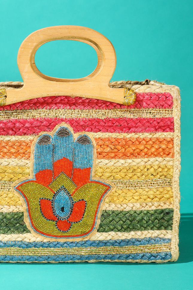 Tangier Touch Jute Bag