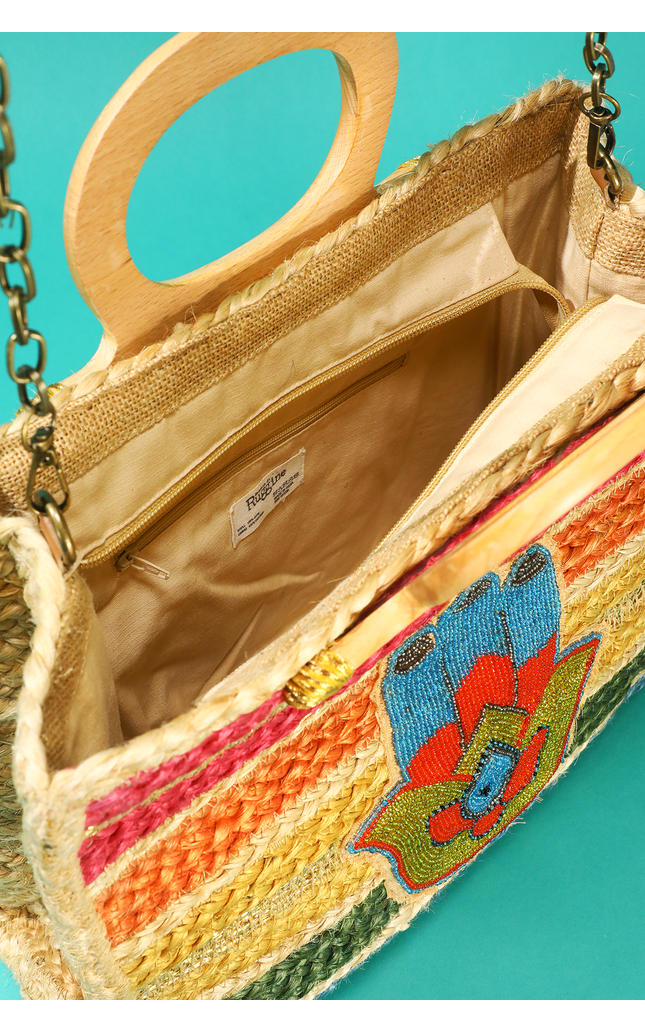 Tangier Touch Jute Bag