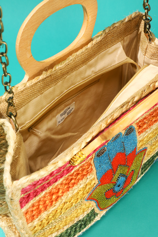 Tangier Touch Jute Bag