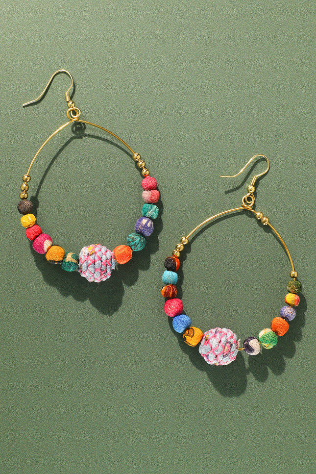 Harlan Upcycled Hoop Earrings