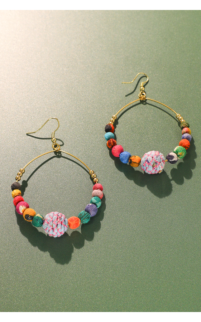 Harlan Upcycled Hoop Earrings