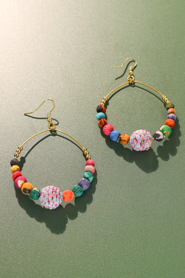 Harlan Upcycled Hoop Earrings