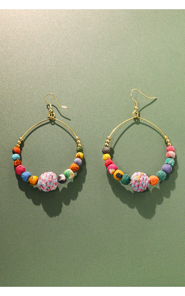 Harlan Upcycled Hoop Earrings