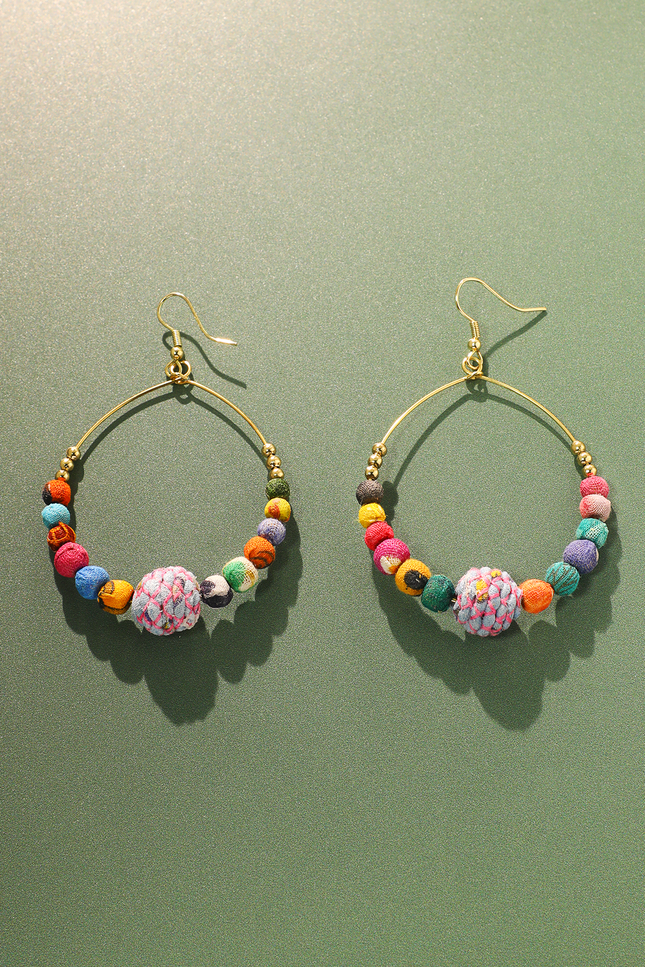 Harlan Upcycled Hoop Earrings
