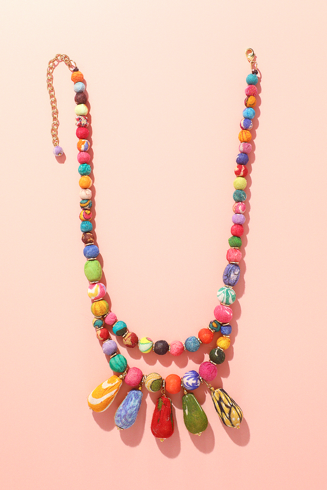Sari Cascade Necklace