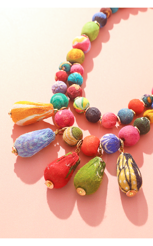 Sari Cascade Necklace