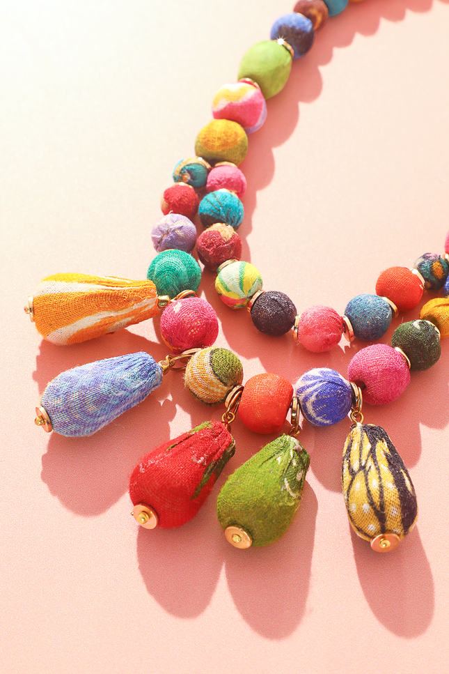 Sari Cascade Necklace