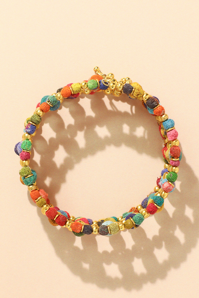 Textile Twist Cuff