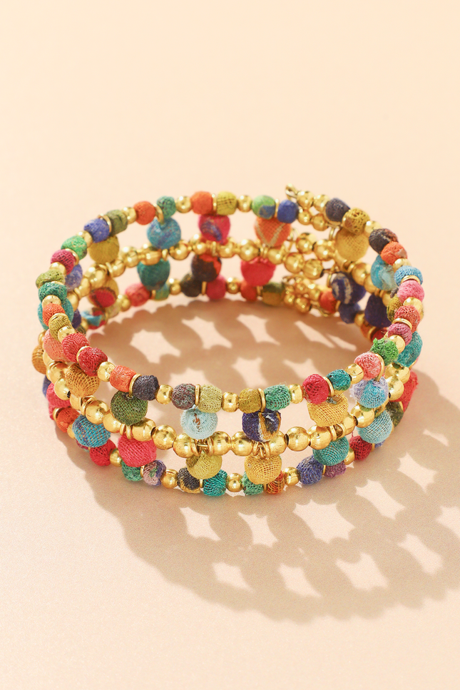 Textile Twist Cuff