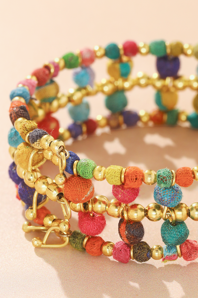 Textile Twist Cuff