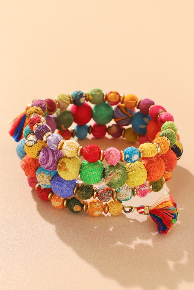 Sari Coil Bracelet