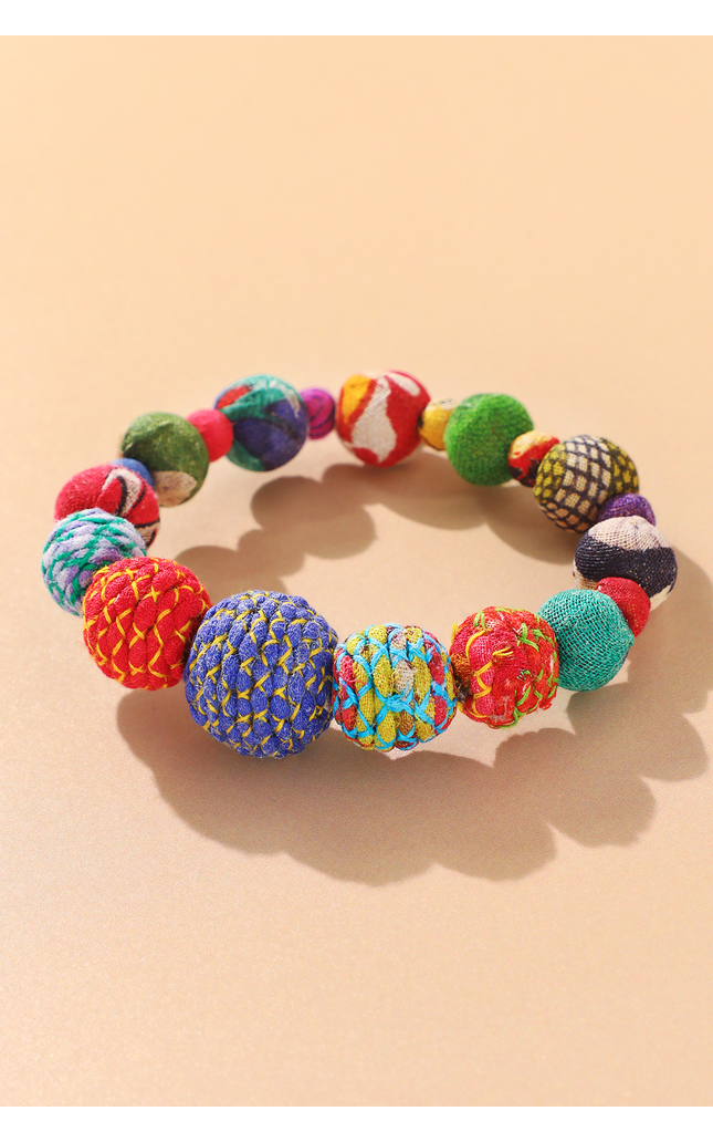Evermore Sari Bead Bracelet