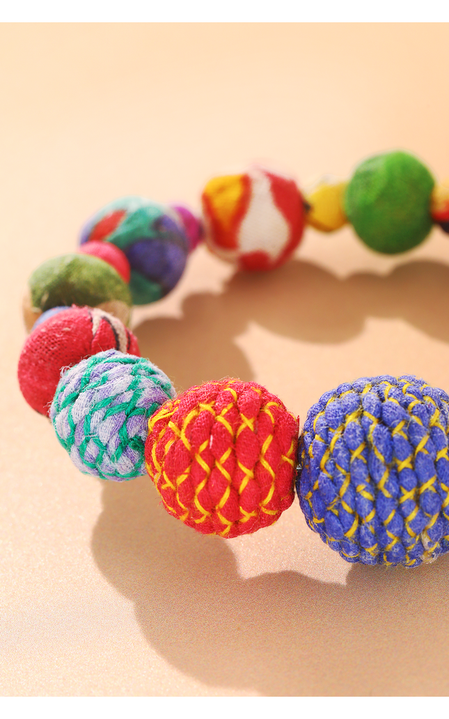 Evermore Sari Bead Bracelet