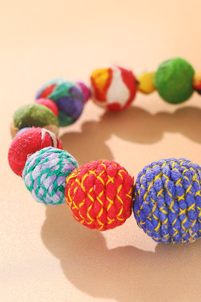Evermore Sari Bead Bracelet