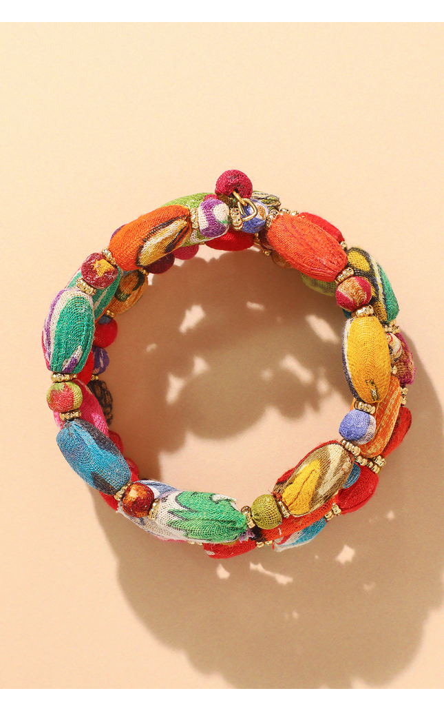 Caravan Coil Upcycled Bracelet